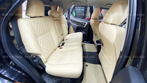 Bọc ghế da bò thật Toyota Fortuner: Cao cấp, Form mẫu chuẩn, mẫu mới nhất